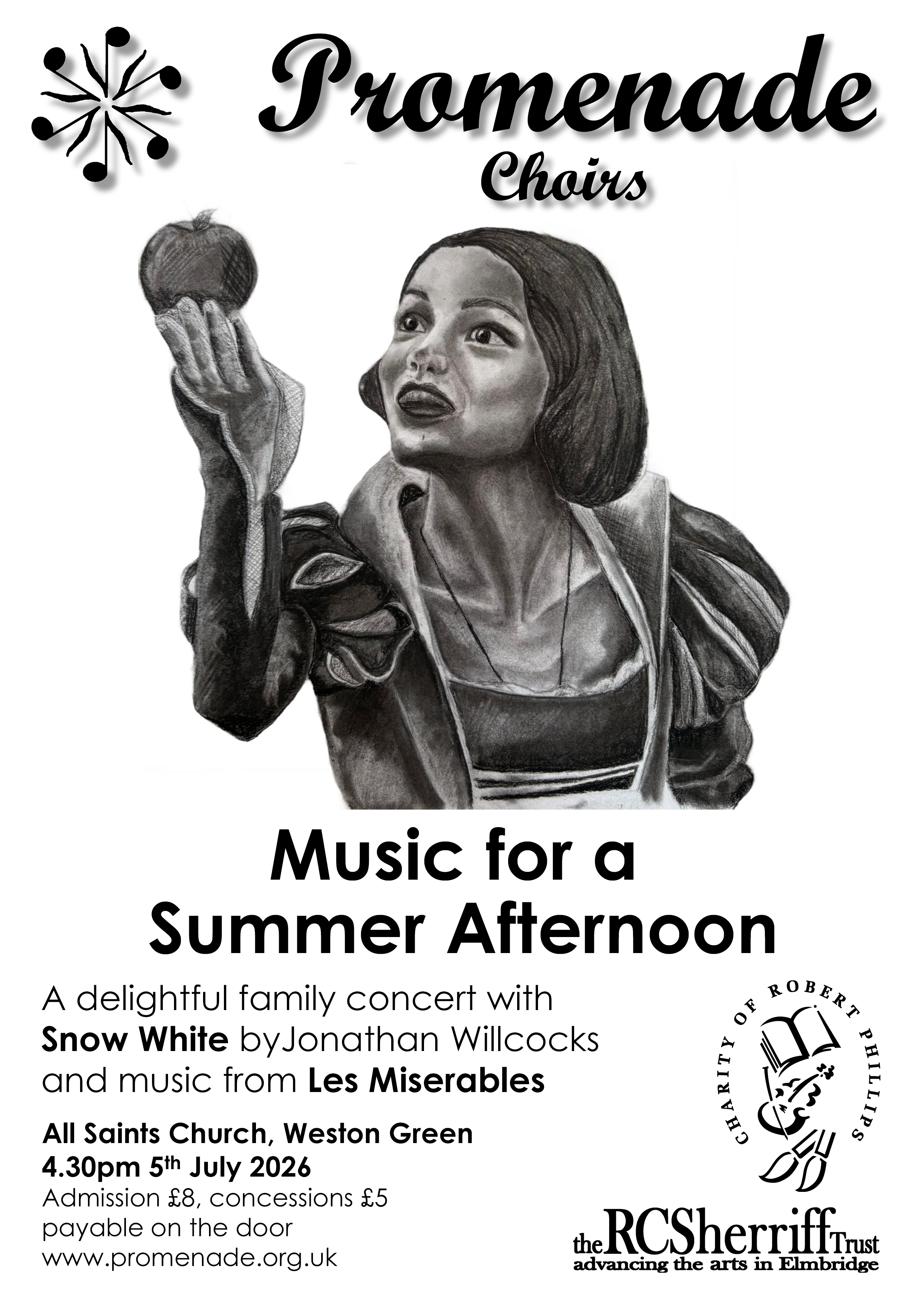 Promenade Choirs concert poster